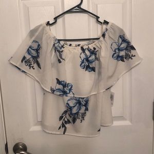 Small, off the shoulder top